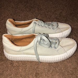 Mint Platform Sneakers